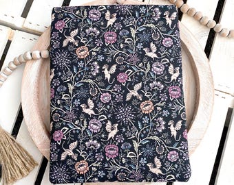 Dragons and Flowers Padded Book Sleeve, Kindle Sleeve