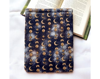 Moon Book Sleeve, Kindle Sleeve, iPad Sleeve or Cover