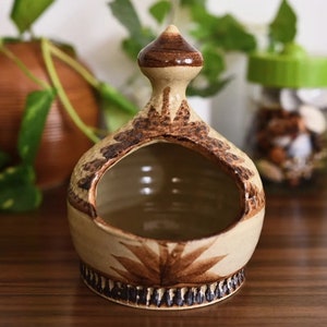 Vintage 1970's Australian Studio Pottery Salt Pig