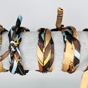 Armband aus Seide Wickelarmband Freundschaftsarmband neu DIY Armbänder Seidenarmband Geschenk für Freundinnen oder zum Muttertag
