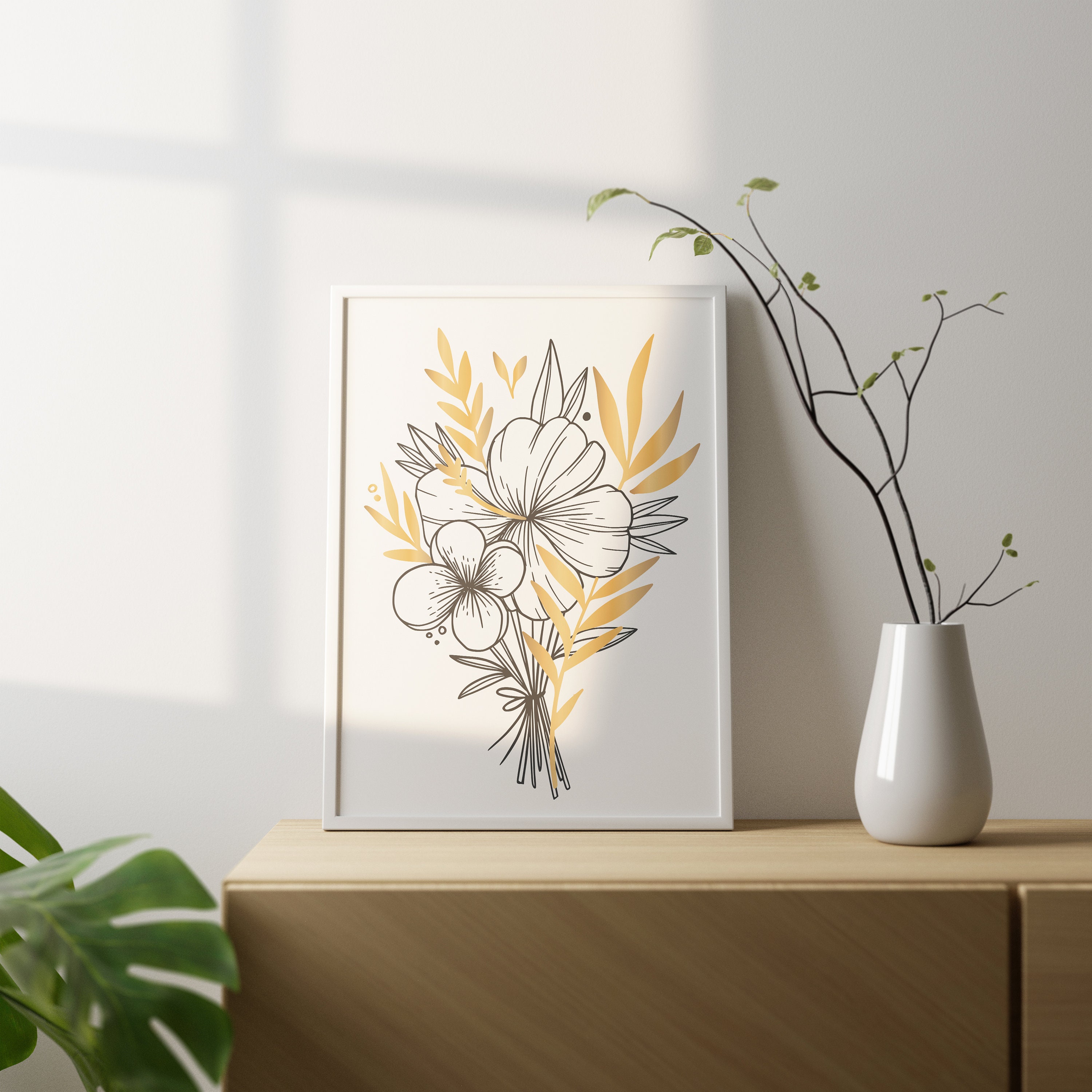 Mustard Wall Art Prints Mustard Wall Art Yellow Wall Art Etsy