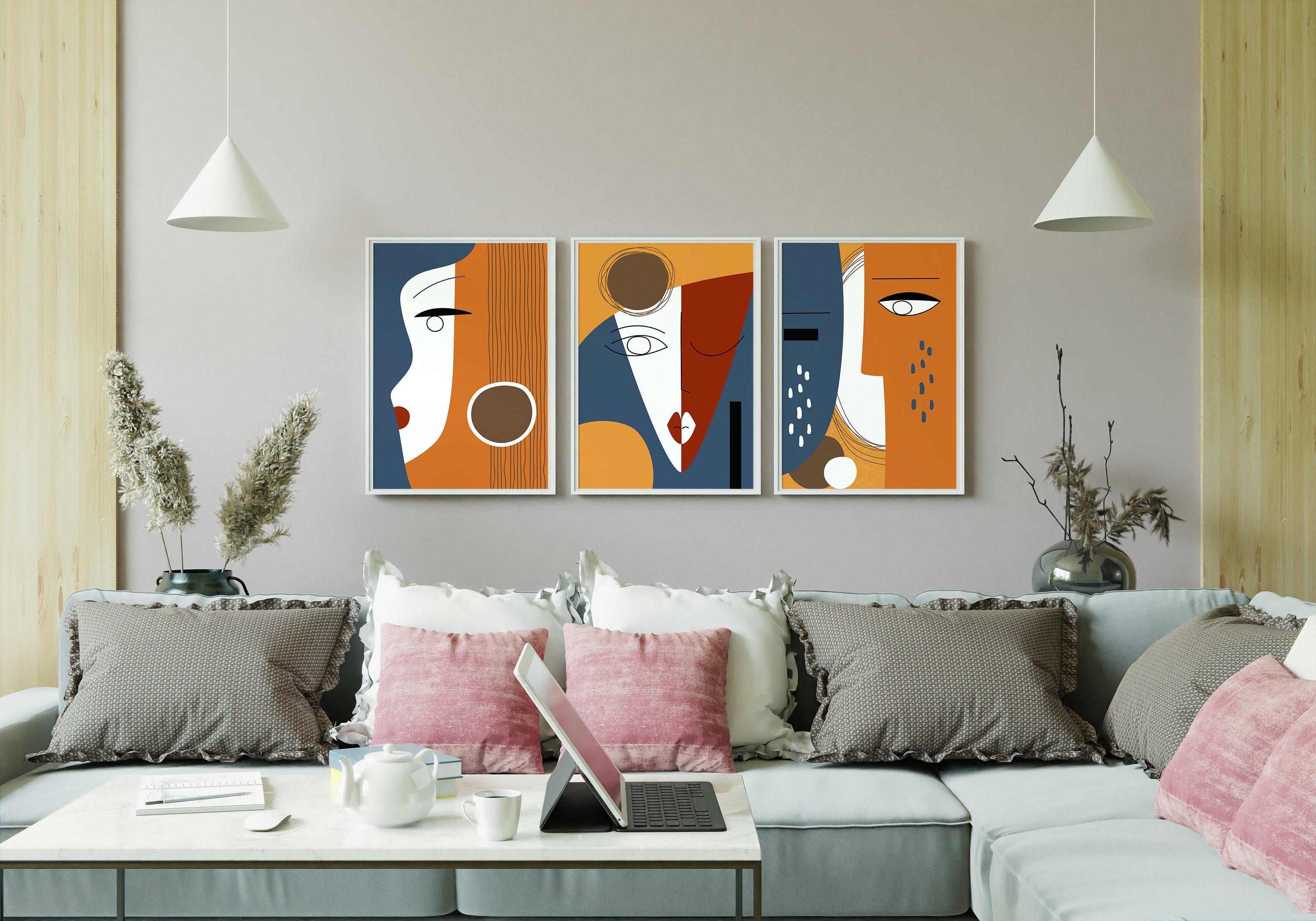 Rudd Blue Lock (13) Decorative Film Poster on Canvas - Modern Art Print for  Bedroom - 60 x 90 cm : : Home & Kitchen