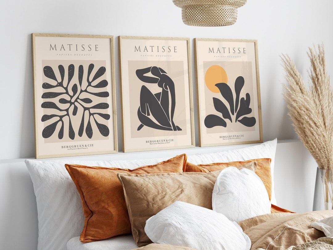 Matisse Prints, Set of 3 Prints, Neutral Prints, Beige Wall Art Print ...