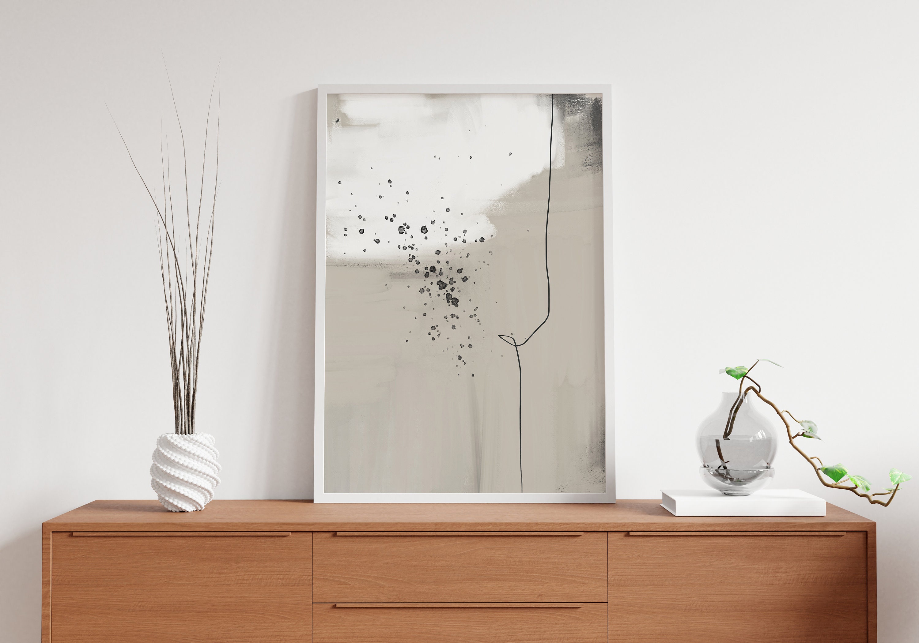 Modern Simple Neutral Gallery Wall Art Set of 3 Pastel Nordic Prints ...