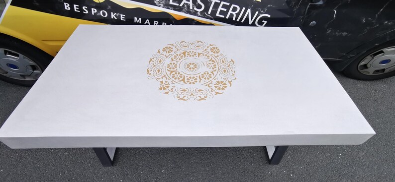 Microcement/Polished Concrete Table - Thumbnail 2