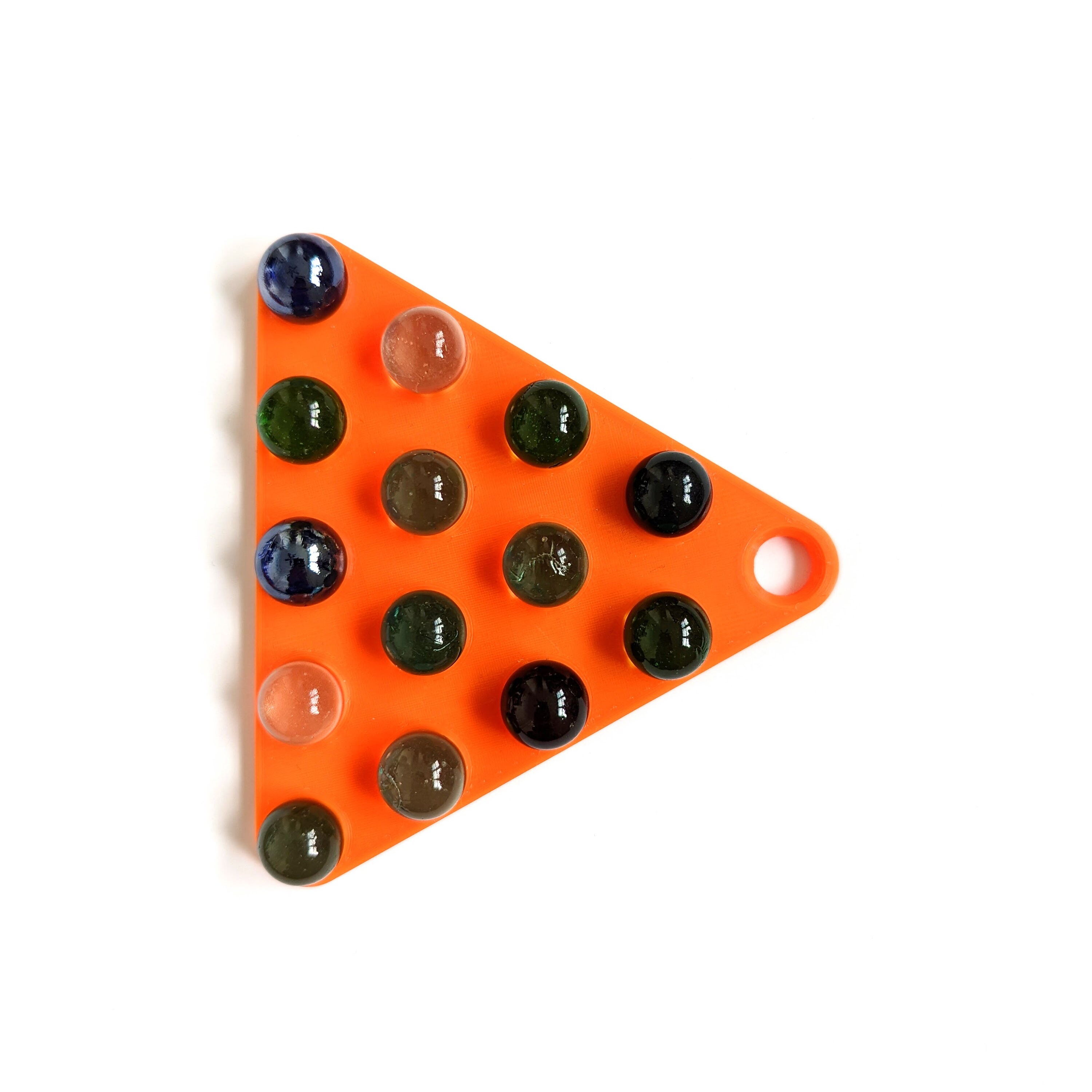 Triangle Solitaire Marble Game - Etsy