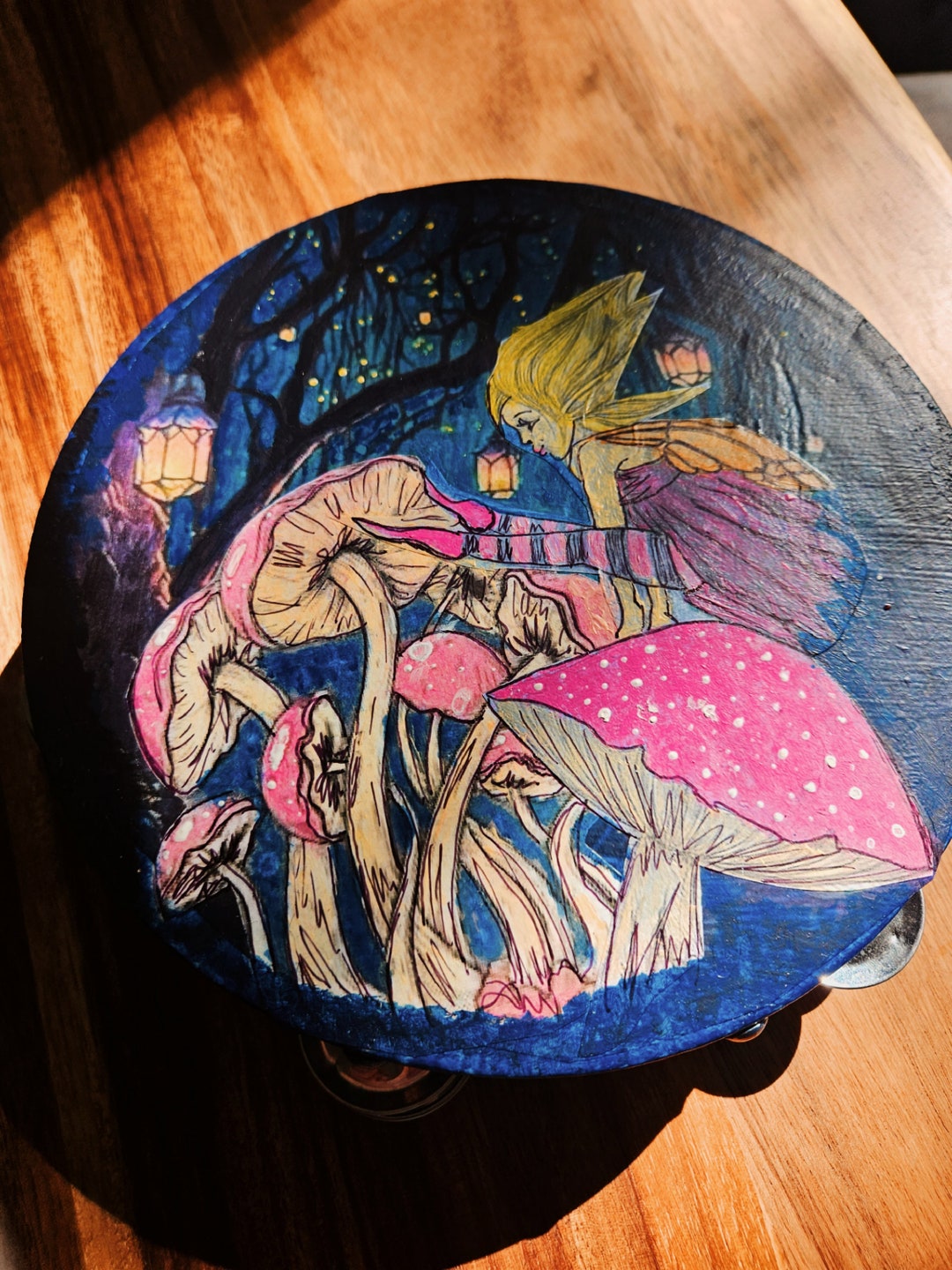 Tambourine Night Dream Fairy Etsy