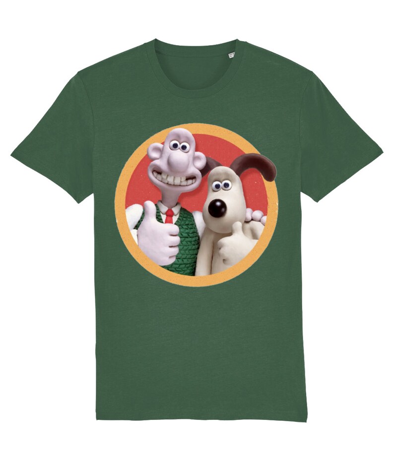 Wallace and Gromit Thumbs up Men's Tshirt Etsy