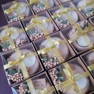 Christmas candle favors, Personalised wood candle party favors, bulk christmas gifts for guests,bulk gifts,thanksgiving favors,employee gift