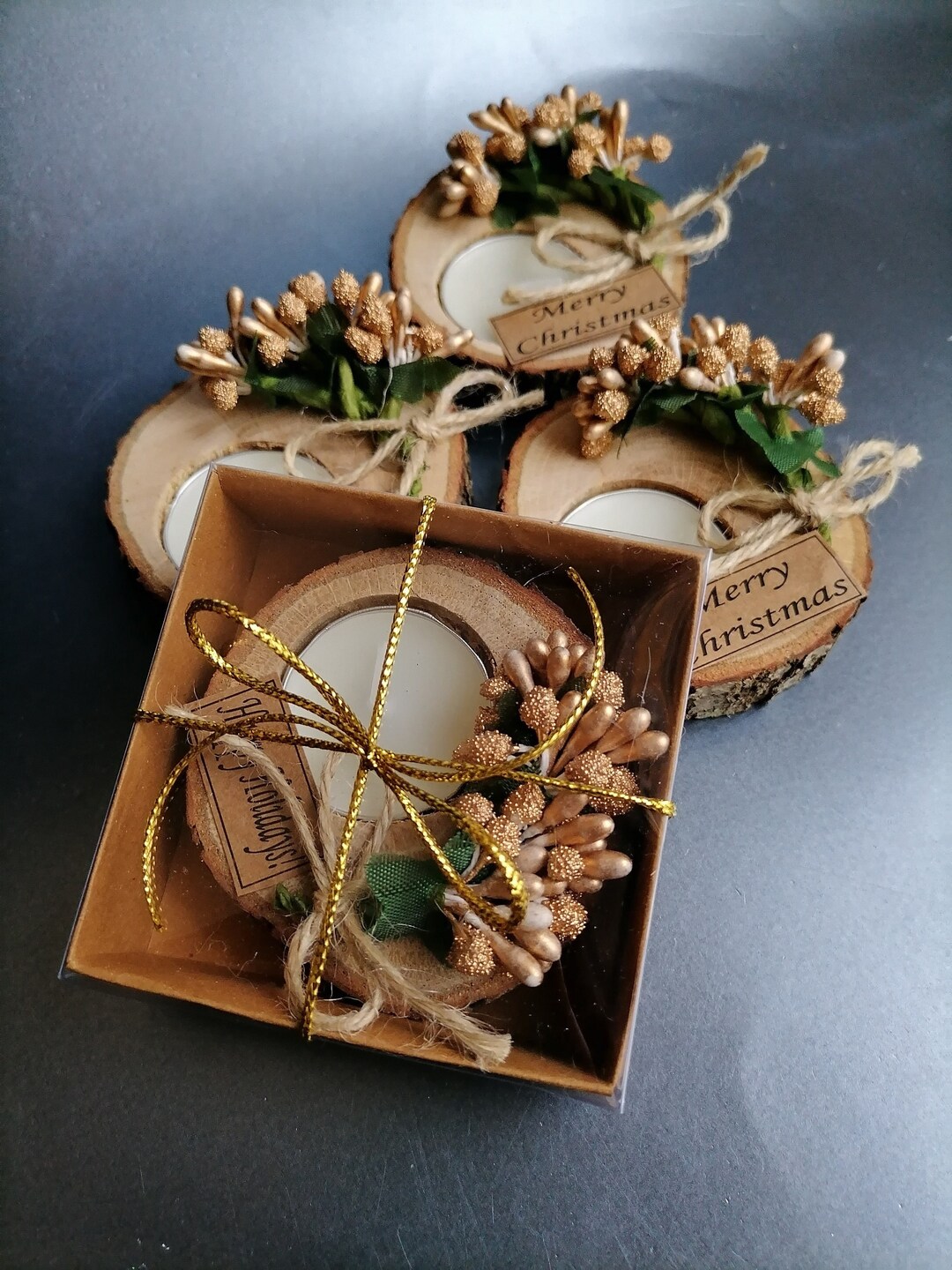 Christmas Candle Favors for Guests in Bulk Candle Wedding - Etsy