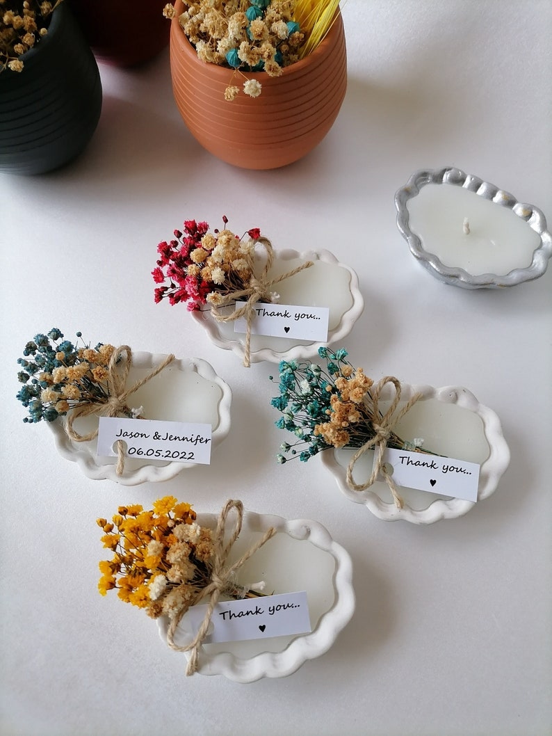 Candle Favors Wedding Bulk Candles Favors Beach Wedding Etsy