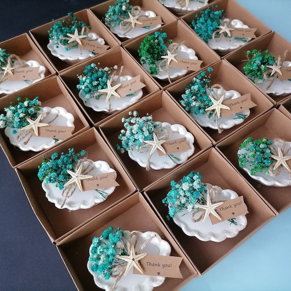 Beach wedding favors for guests in bulk,Dry flowers starfish candle party favors,Personalised favors,Boho wedding favors,Bulk wedding favors