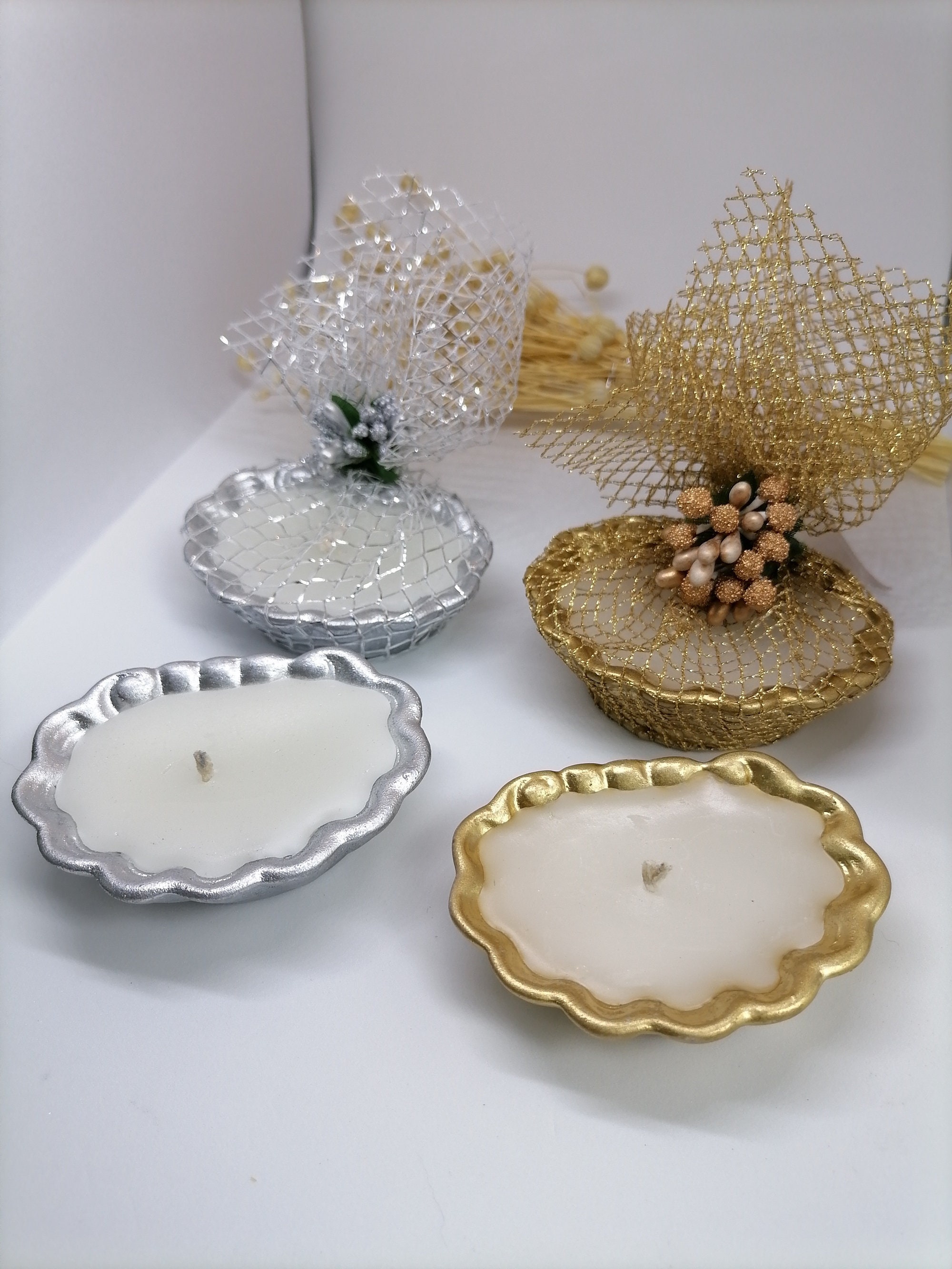 Candle Wedding Favors Gold Wedding Candle Favors for Etsy