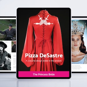 The princess bride costumes - DIGITAL book , PDF . ENGLISH languaje