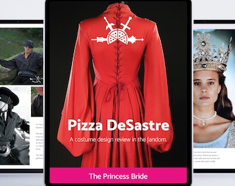 Medieval Fantasy Gown / Princess Buttercup's Red Dress - PDF Pattern - Etsy
