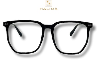 Handcrafted Oversize Clear Lens Eyeglasses Classic Thin Frame Blue Light Glasses Cat Eye Sunglasses Nerd Glasses by Jadorsh  • H2
