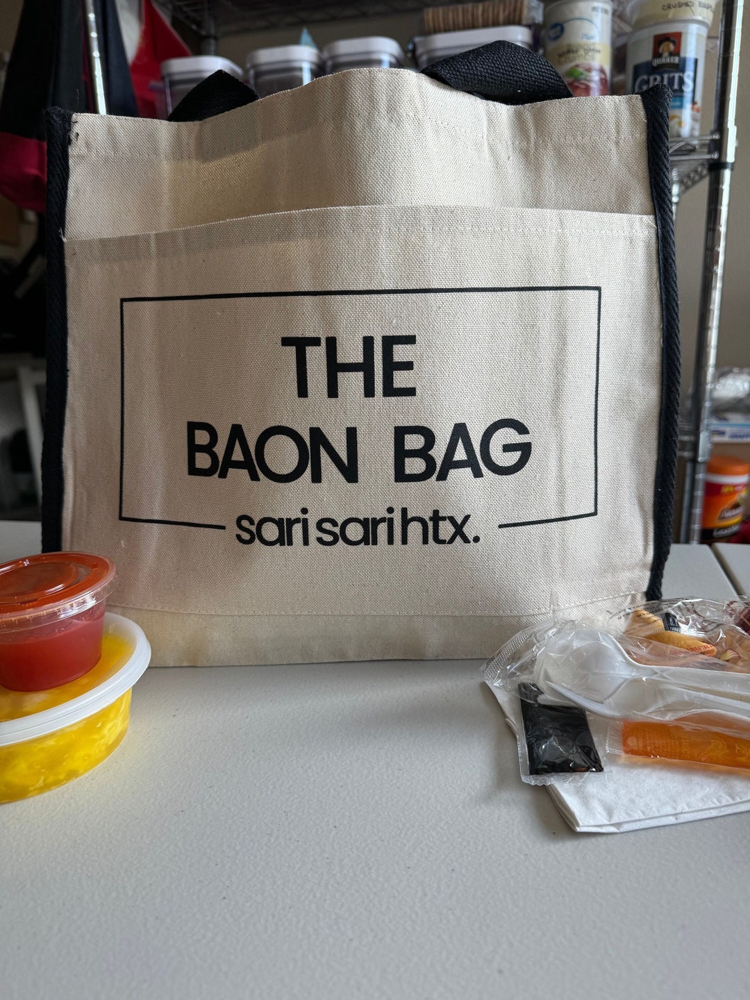 THE BAON BAG Filipino Lunchbox Snack Beach Picnic Funny Birthday Gift