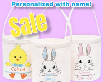 Easter Baskets, Personalized Easter, Easter gifts, Easter bag, Easter Bunny, Easter Basket with name, Bunny basket