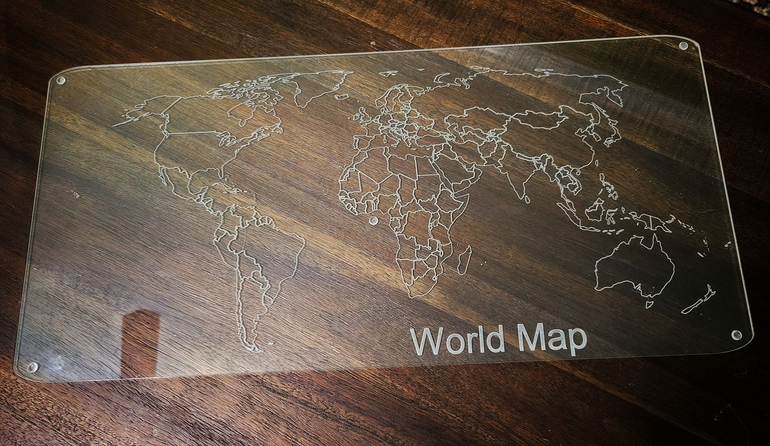 Dry Erase World Map Tracing Country Names Practice Tracing Etsy