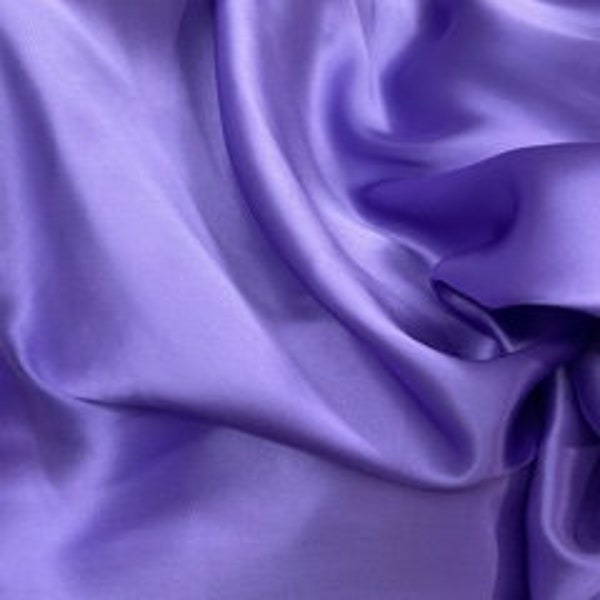 19 mm Dark lilac 100%silk charmeuse made in italy