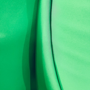 Money Green Neoprene Scuba Fabric - Made in Italy