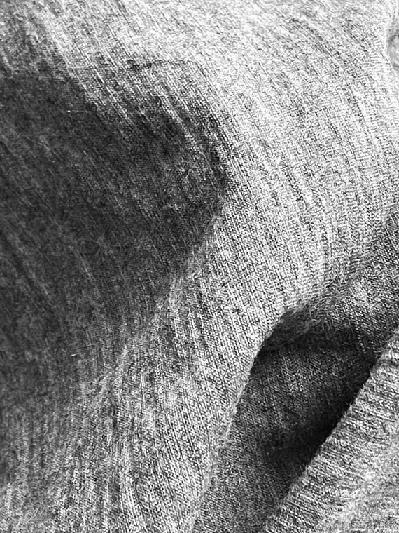 Designer dabbled knit  cashmere wool knit stretch   made in France