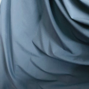 Navy blue #2 black 100%  polyester stretch pongee  lining  made in France