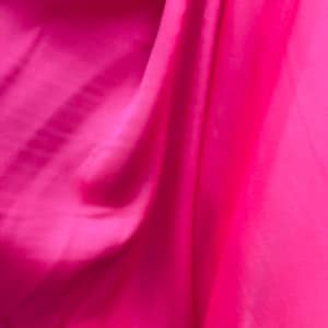 Hot pink 100%silk charmueuse made in Italy