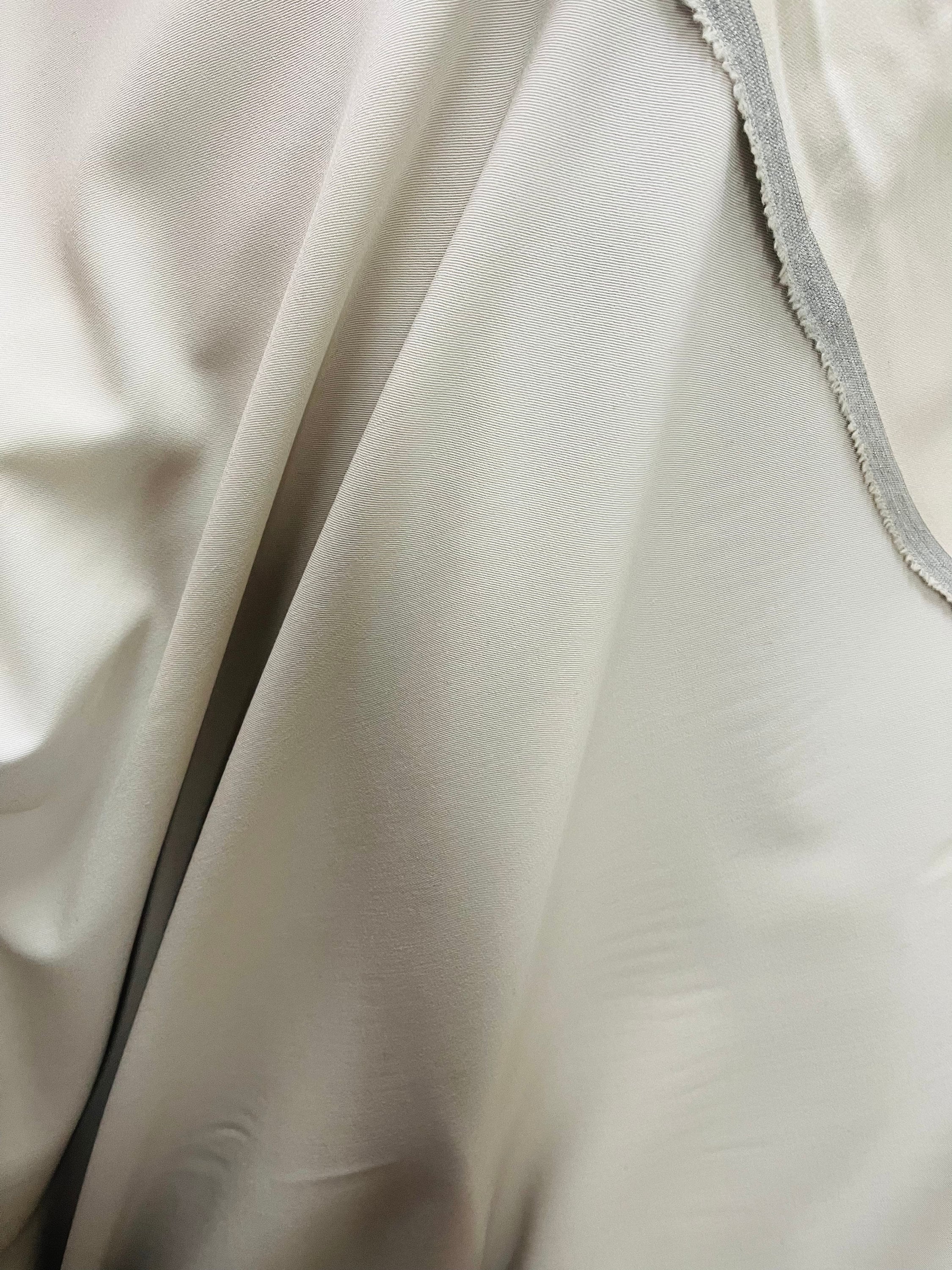 White Polyester Gabardine Gabadreme Fine Line Twill Fabric 66 inch w –  Magna Fabrics