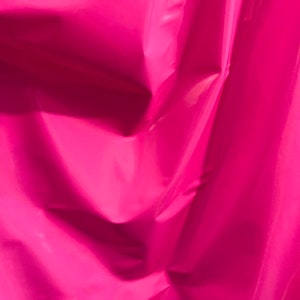 Vinilo de espuma de zorro rosa fuerte, spandex elástico brillante de PVC hecho en Italia