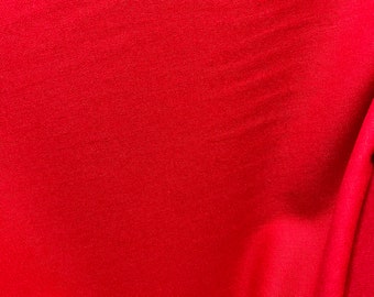 Designer super soft Valentines red  wool cashmere made in Spain great for skirt dress pants shirt scarf and much more