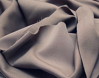Khaki Wool twill Gabardine Fabric great for suit dress skirt pants caftan and much more use design by DKNY made in Italy