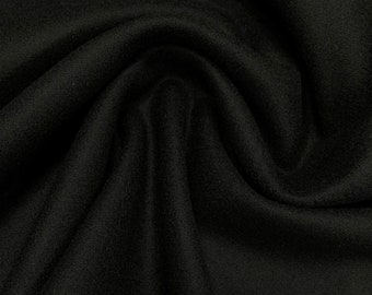 Black & White Wool Fabric: French 12 oz for Jacket, Dress, Pants