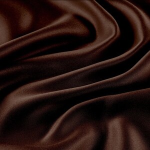 Brown Silk Zibeline Fabric