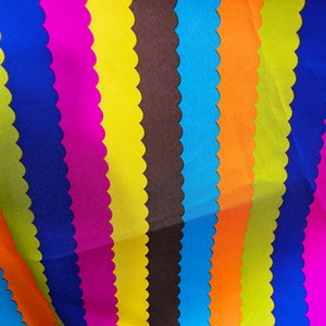 Multi colored striped Mikado zibeline prom wedding fabrics man suiting
