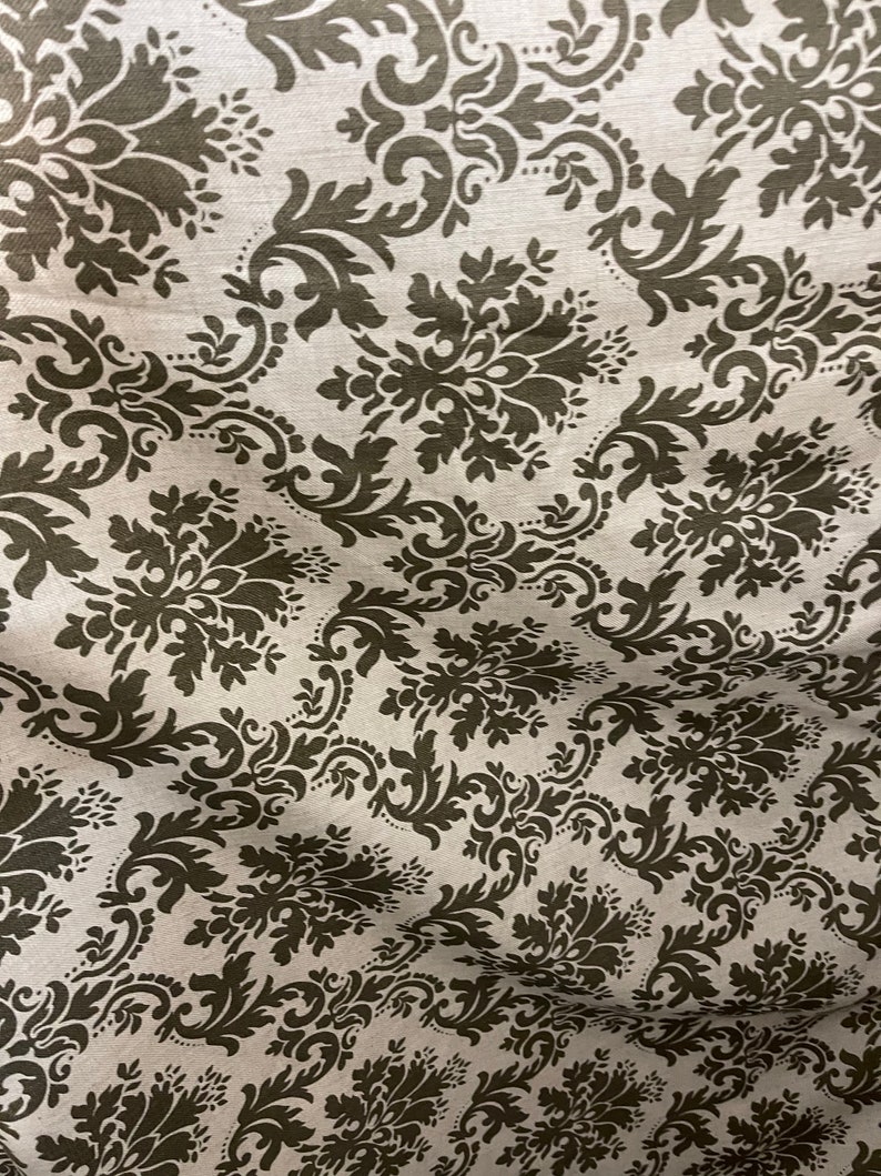 100 Printed Linen Made in Italy Upholstery Etsy