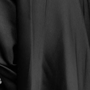 Black Matte satin face zibeline great fabrics for tuxedo suit dress skirt shirt pants and much more made in Italy