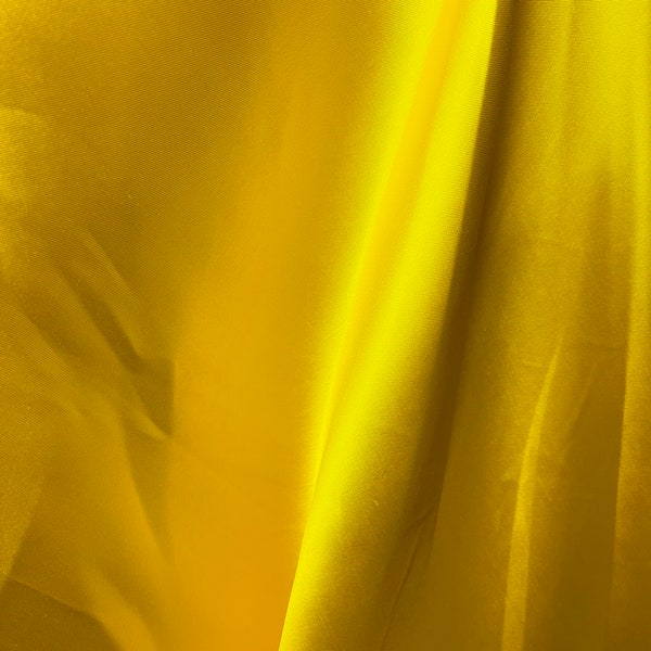 Bright yellow 5 mikado zibeline prom wedding fabrics dress jacket suit pants shirt and much more