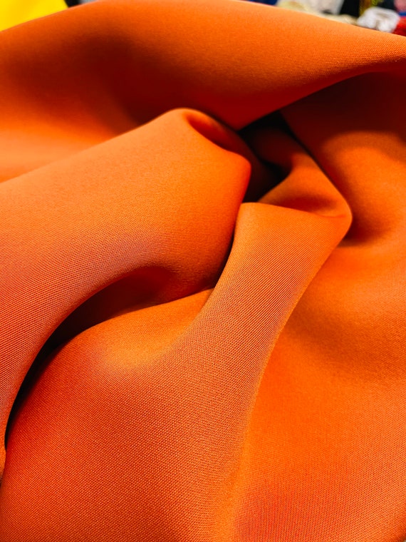 Telas de buceo de neopreno naranja ideales para vestir, chaqueta, pantalones,  falda y mucho más. -  México