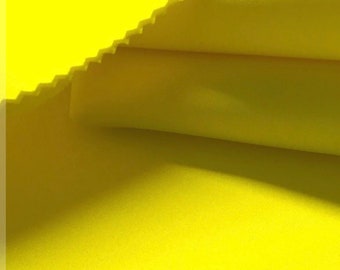 Yellow Sun Neoprene Scuba Fabric: Italian Dressmaking Material, 60" Wide