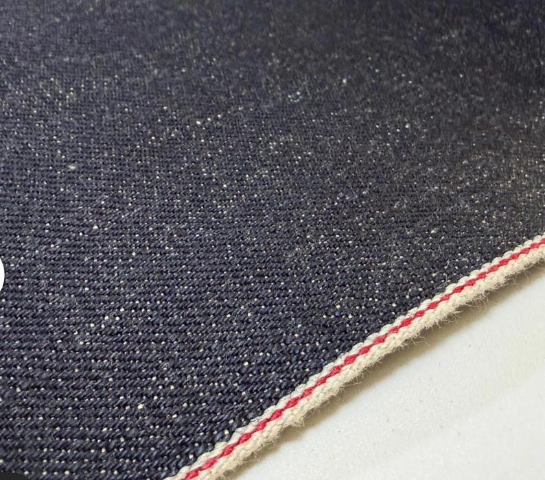 Japanese salvage denim 12 once 36 inch great for jacket pants dress bags shoes and much more use made in Italy image 1