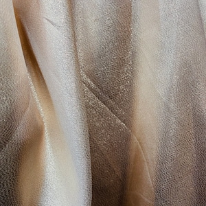 Rose gold lame lamented mikado made in Italy