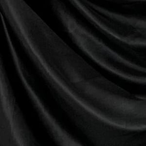 Crepe de chine 100% seda preta, ótimos tecidos para jaquetas sociais, camisas, calças e muito mais, feito na Itália