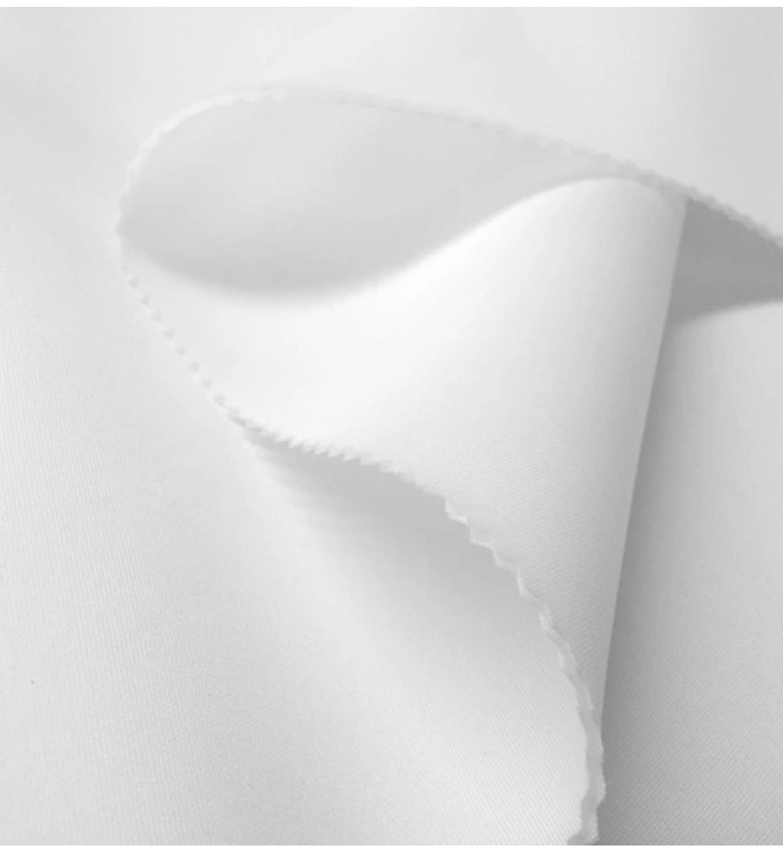  Cotton Blend Broadcloth - 30 Yard Bolt Fabric White-501