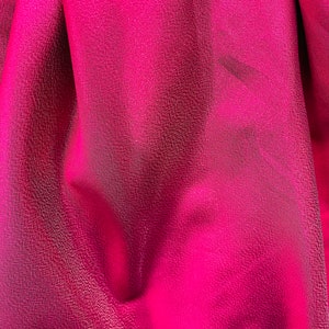 Hot pink fuchsia metallic mikado zibeline prom wedding fabrics man suiting