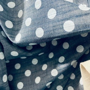 Robe En Soie Milly à Pois Verts, Blancs, Bleus - Taille 6 - Occasion Très Bon état