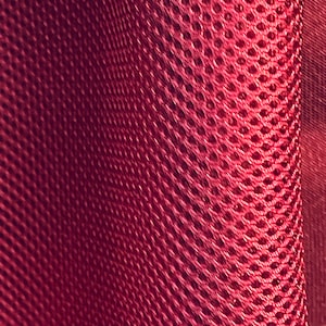 Burgundy wine 3D AIR spacer sandwich mesh scuba fabric