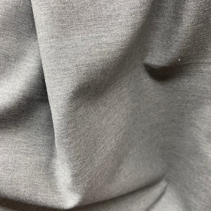 Silver Gray Supper 220 100% Wool Cashmere Designer Fabrics - Etsy
