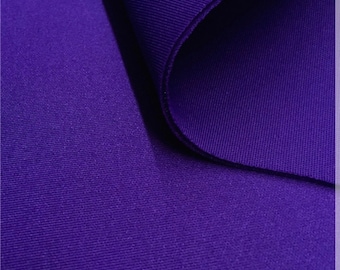 Purple Neoprene Scuba 400 gsm Fabric: Italian Mulberry, 60" Wide great for dress skirt pants and much more