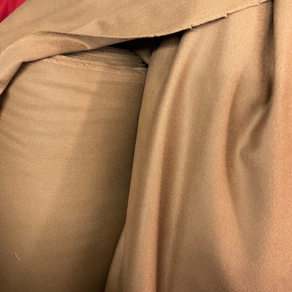 Designer fabrics 100% cashmere camel gold made in Italy